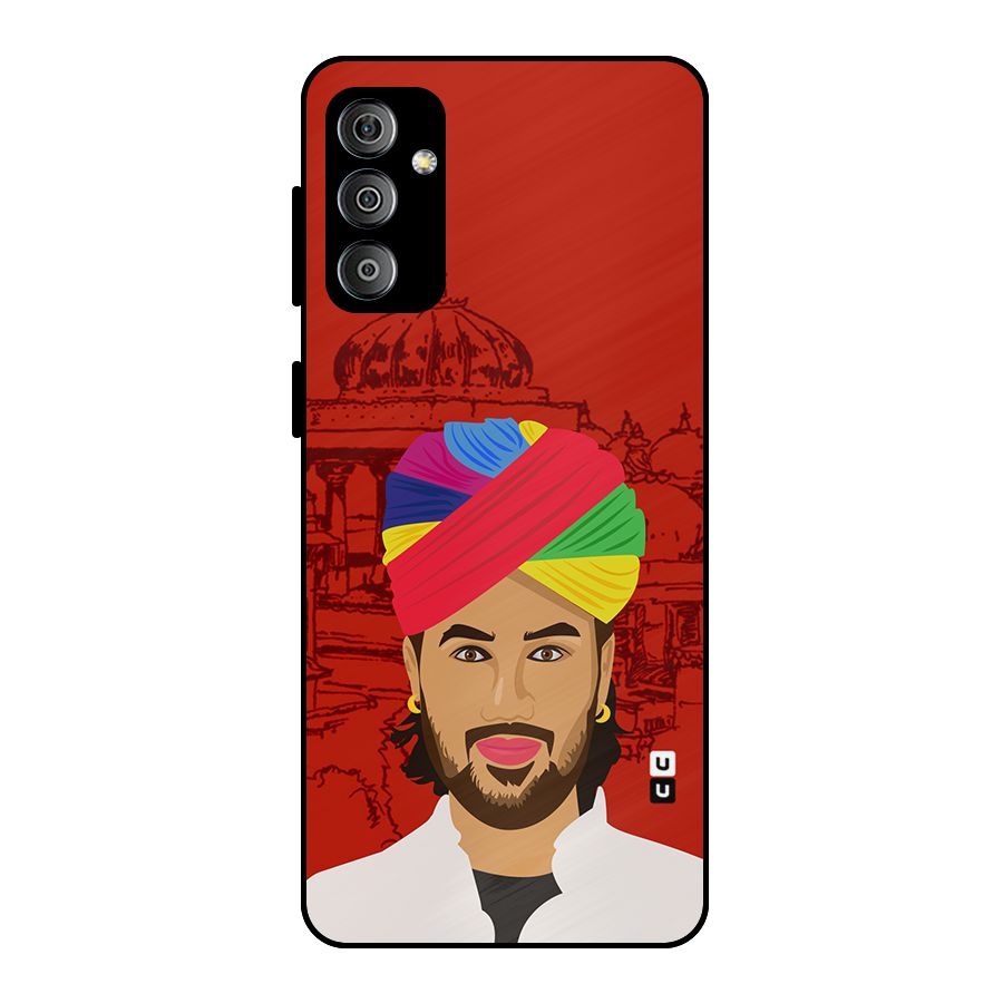 The Rajasthani Chokro Metal Back Case for Galaxy F23