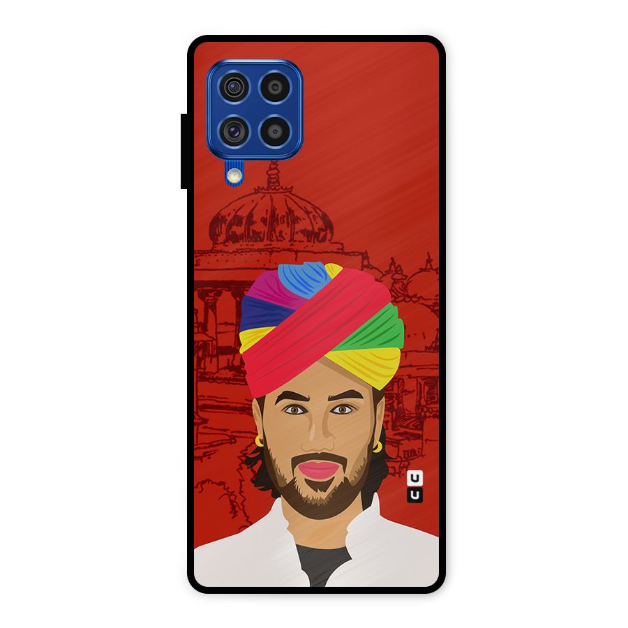 The Rajasthani Chokro Metal Back Case for Galaxy F62