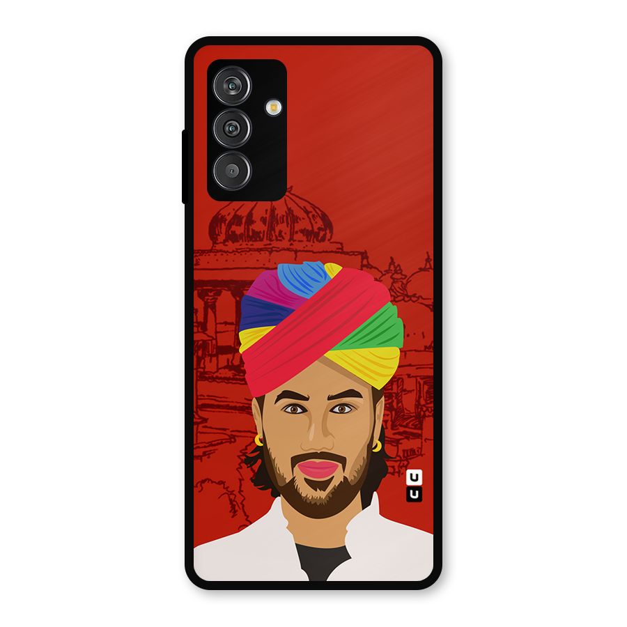 The Rajasthani Chokro Metal Back Case for Galaxy M13