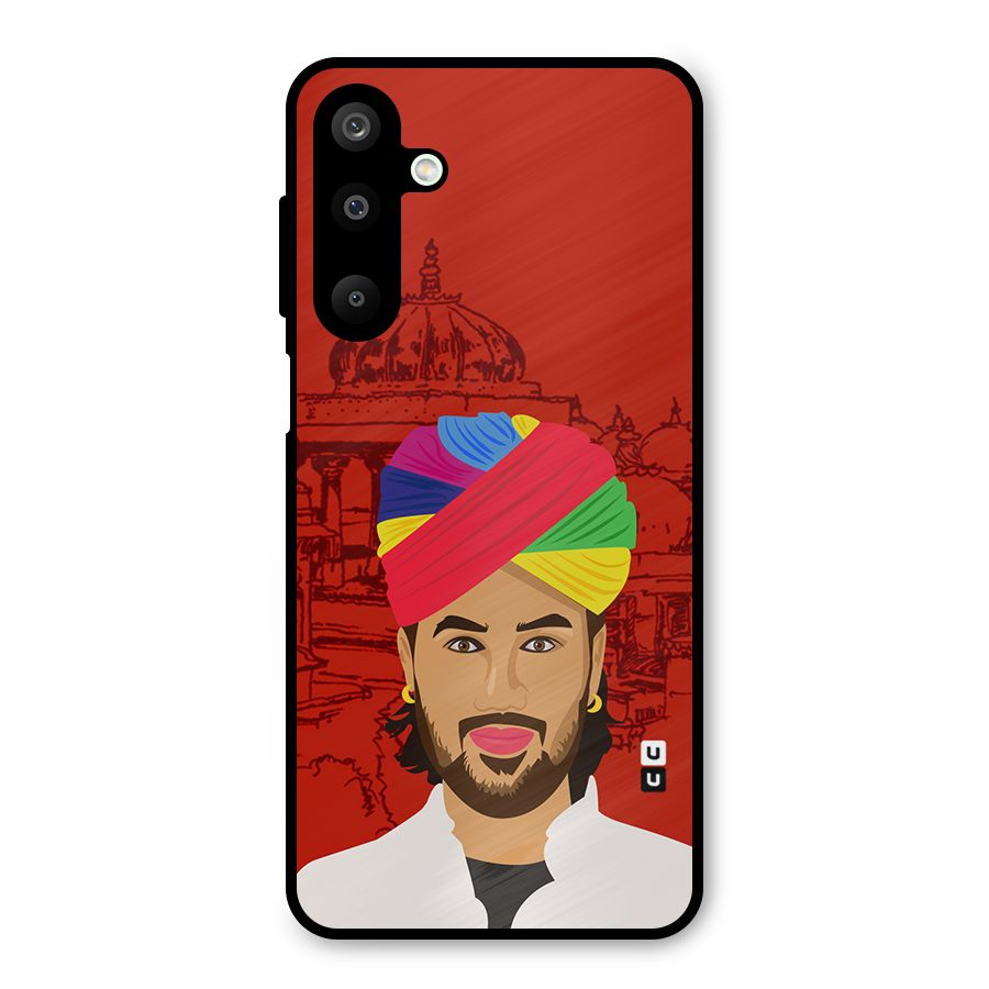 The Rajasthani Chokro Metal Back Case for Galaxy M16