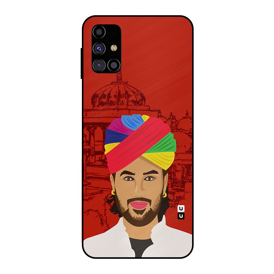 The Rajasthani Chokro Metal Back Case for Galaxy M31s