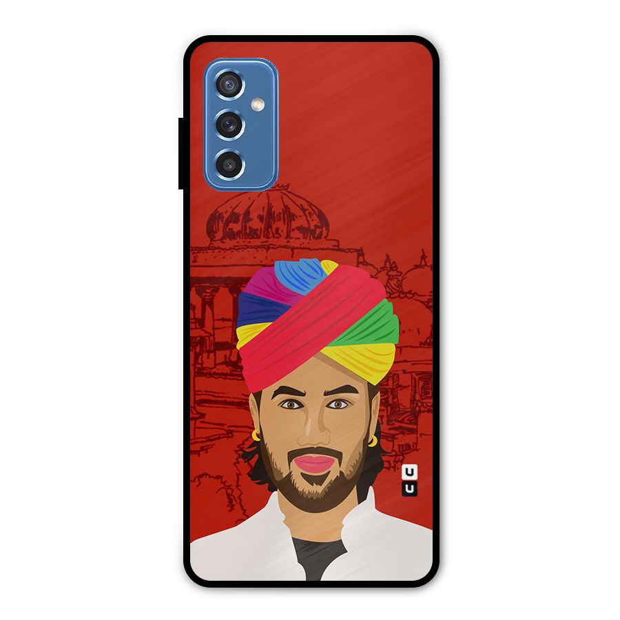 The Rajasthani Chokro Metal Back Case for Galaxy M52 5G