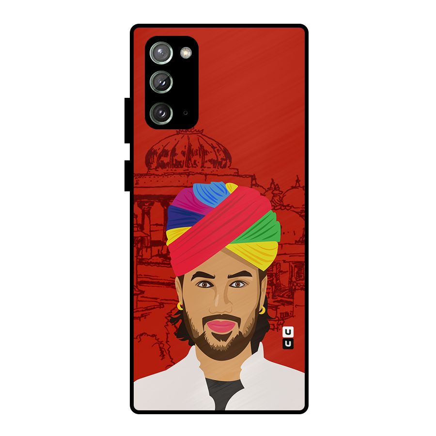 The Rajasthani Chokro Metal Back Case for Galaxy Note 20