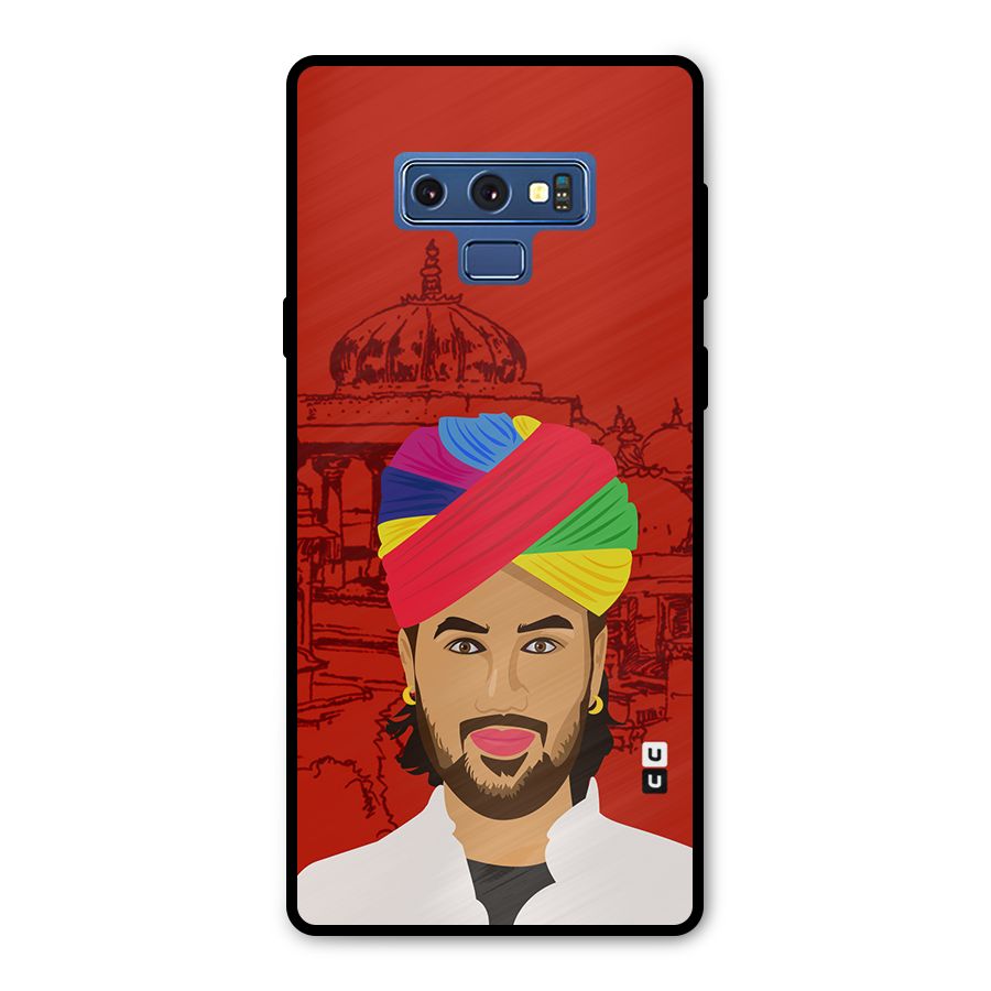 The Rajasthani Chokro Metal Back Case for Galaxy Note 9