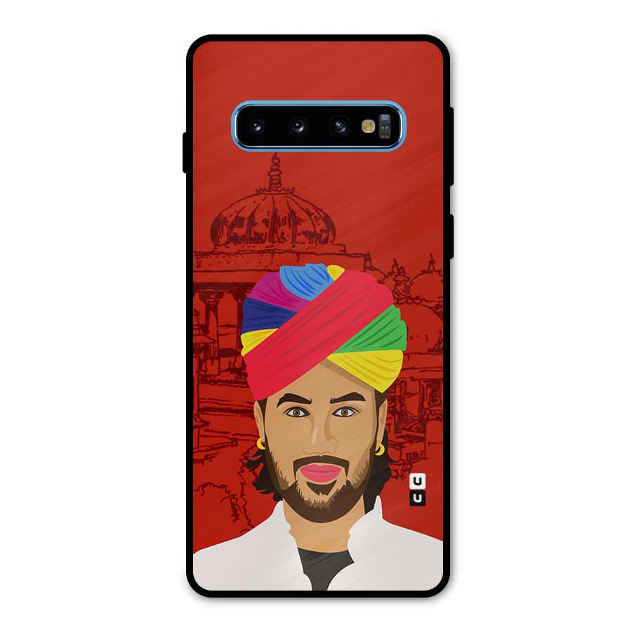 The Rajasthani Chokro Metal Back Case for Galaxy S10