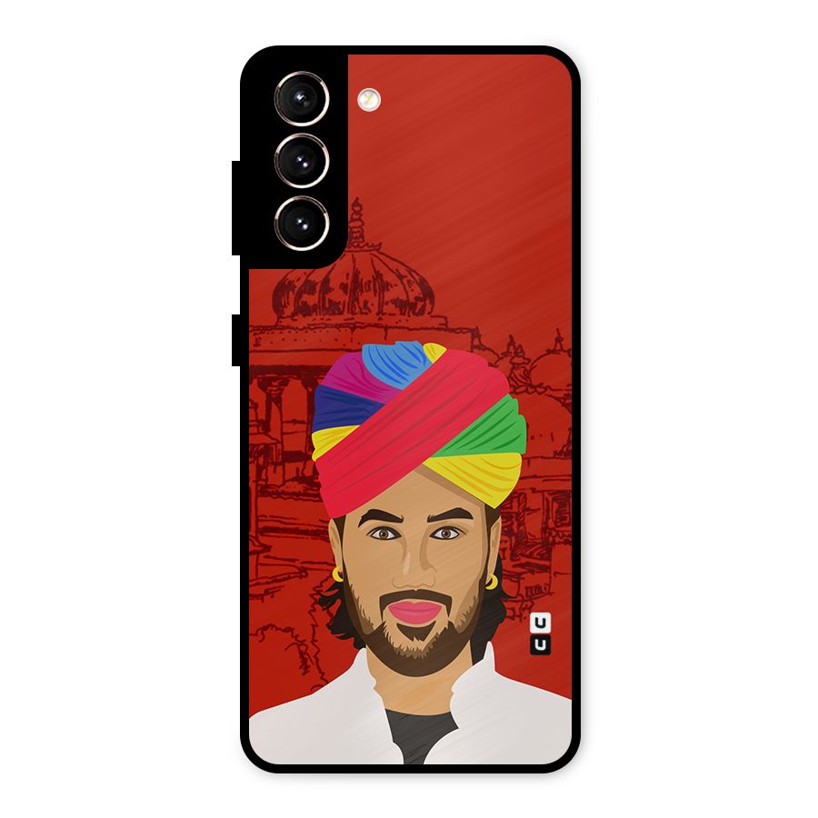 The Rajasthani Chokro Metal Back Case for Galaxy S21 5G