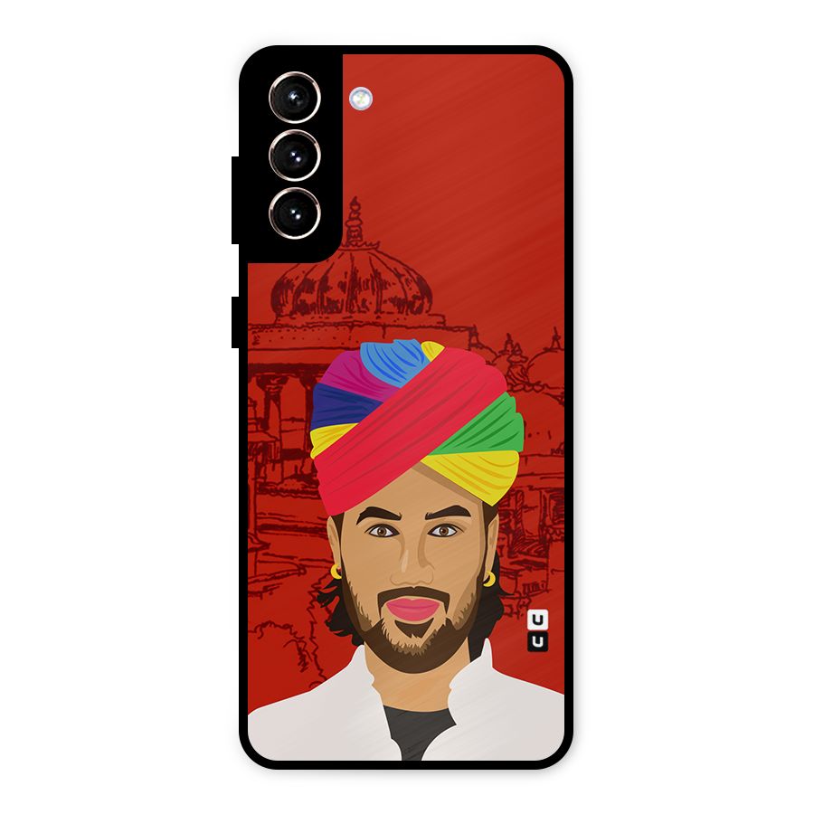 The Rajasthani Chokro Metal Back Case for Galaxy S21 Plus
