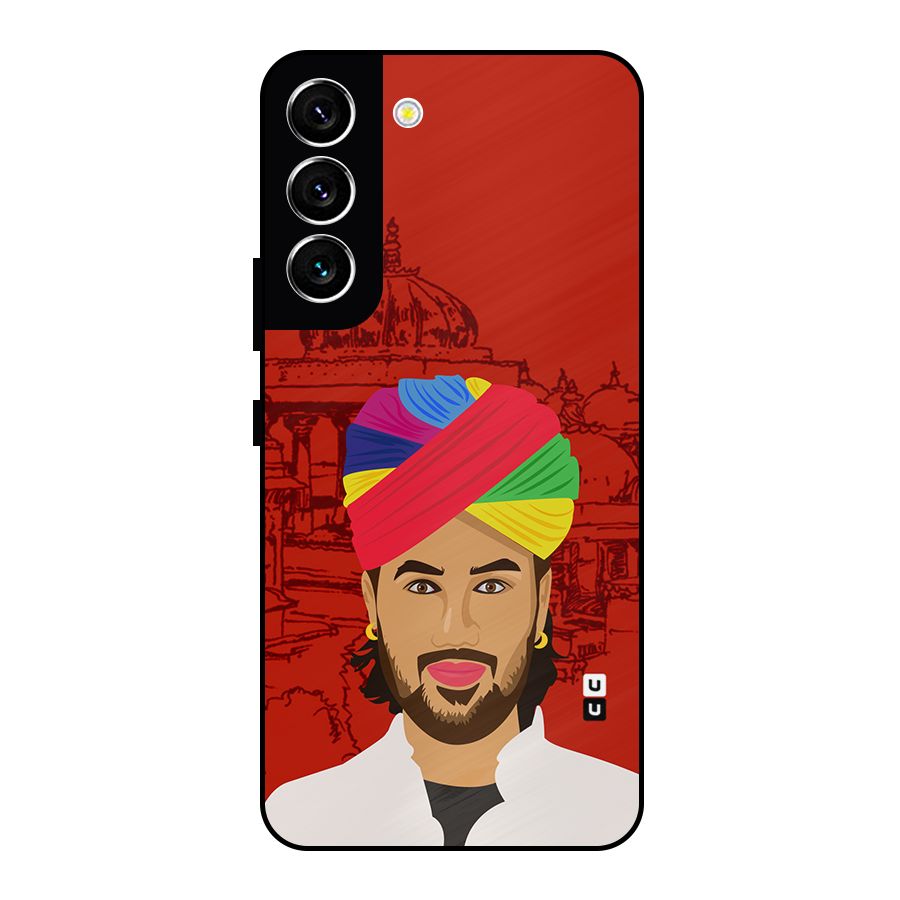 The Rajasthani Chokro Metal Back Case for Galaxy S22 5G