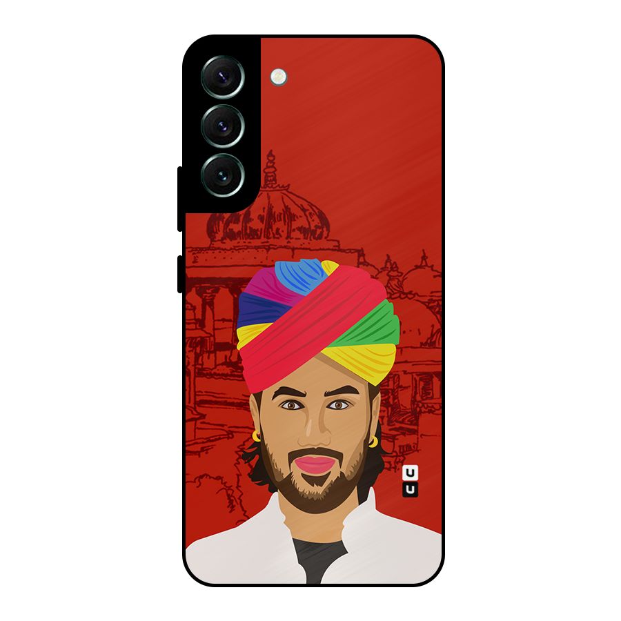 The Rajasthani Chokro Metal Back Case for Galaxy S22 Plus 5G