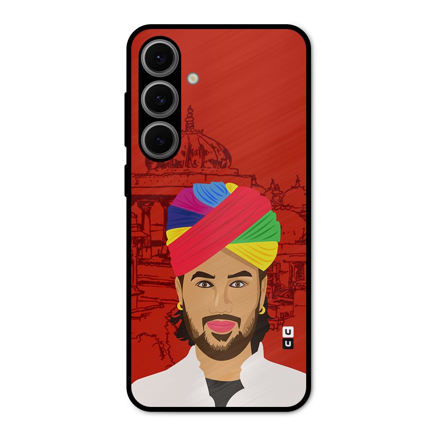 The Rajasthani Chokro Metal Back Case for Galaxy S24 FE