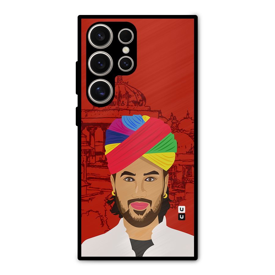 The Rajasthani Chokro Metal Back Case for Galaxy S24 Ultra
