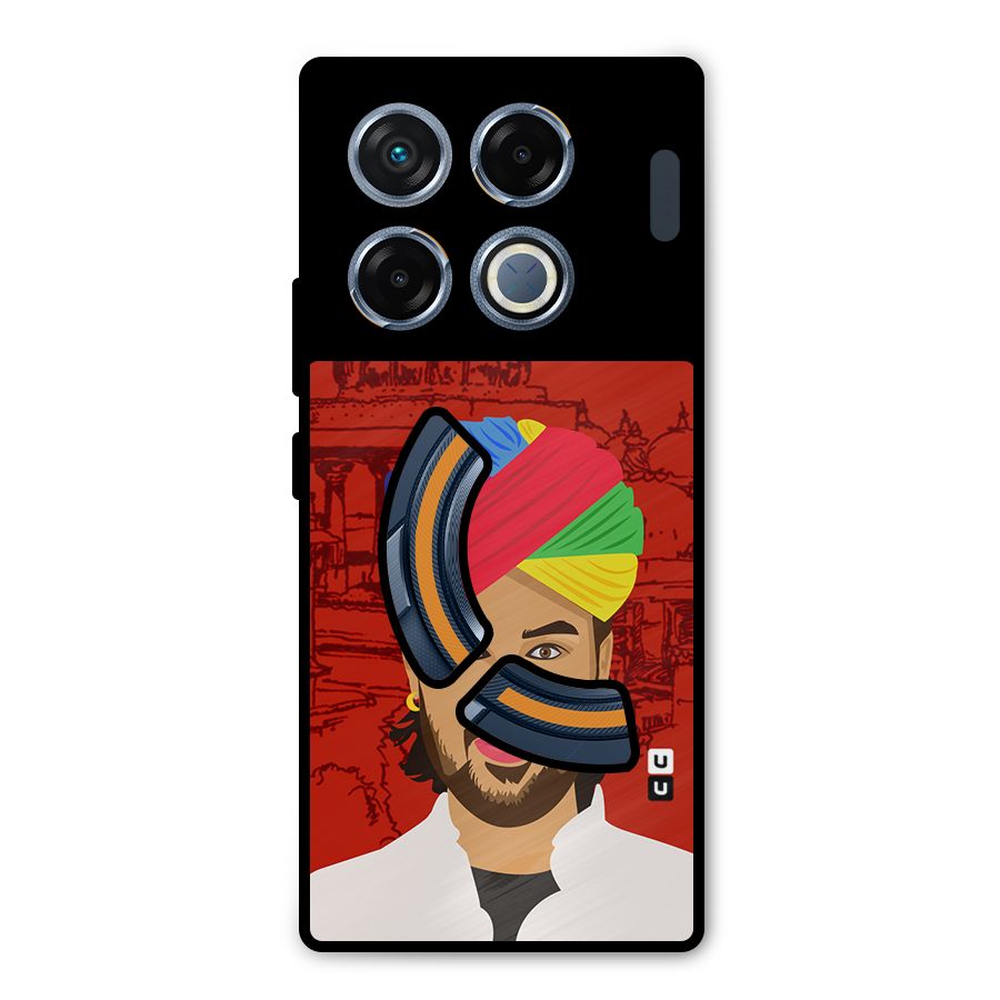 The Rajasthani Chokro Metal Back Case for Infinix GT 20 Pro