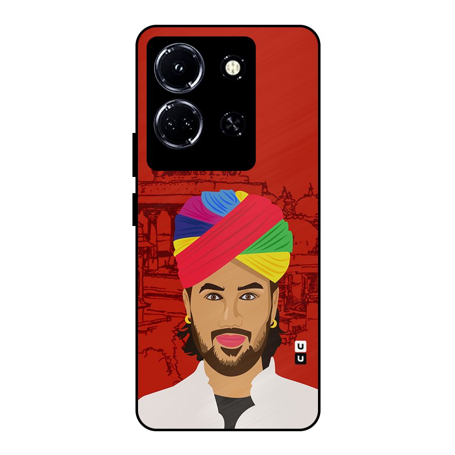 The Rajasthani Chokro Metal Back Case for Infinix Note 30 5G