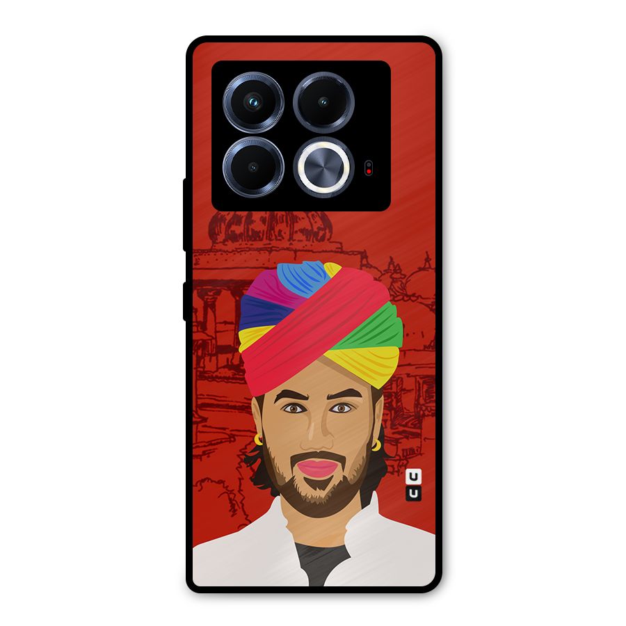 The Rajasthani Chokro Metal Back Case for Infinix Note 40 5G