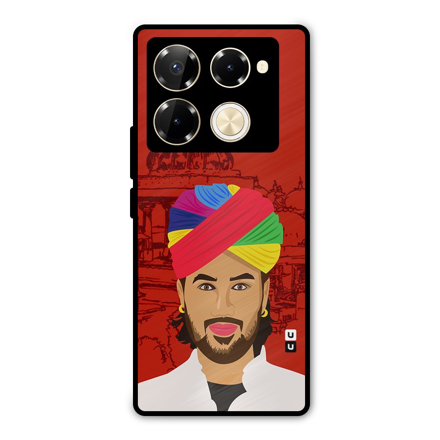 The Rajasthani Chokro Metal Back Case for Infinix Note 40 Pro