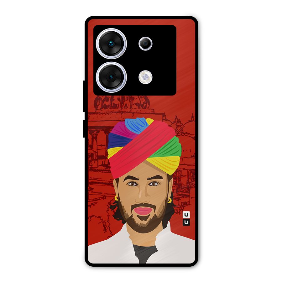 The Rajasthani Chokro Metal Back Case for Infinix Zero 30 5G