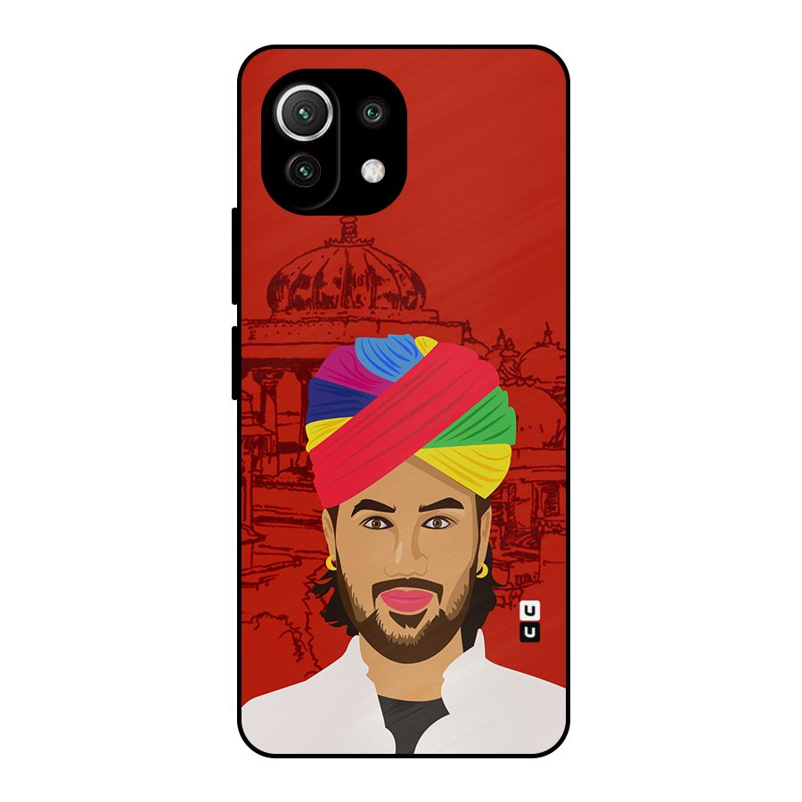 The Rajasthani Chokro Metal Back Case for Mi 11 Lite NE 5G