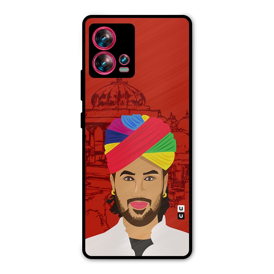 The Rajasthani Chokro Metal Back Case for Motorola Edge 30 Fusion