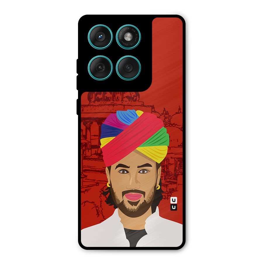 The Rajasthani Chokro Metal Back Case for Motorola Edge 60 Fusion