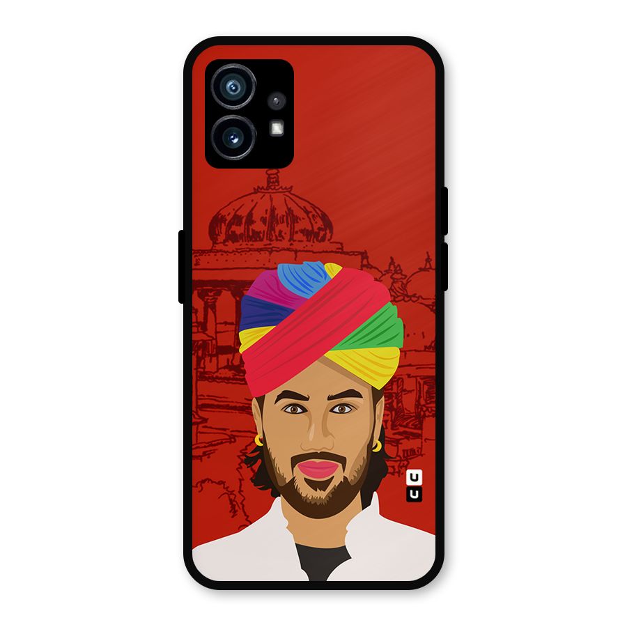 The Rajasthani Chokro Metal Back Case for Nothing Phone 1