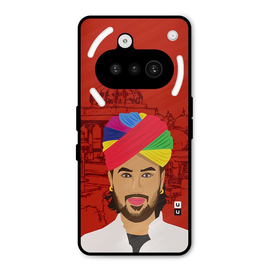 The Rajasthani Chokro Metal Back Case for Nothing Phone 3a