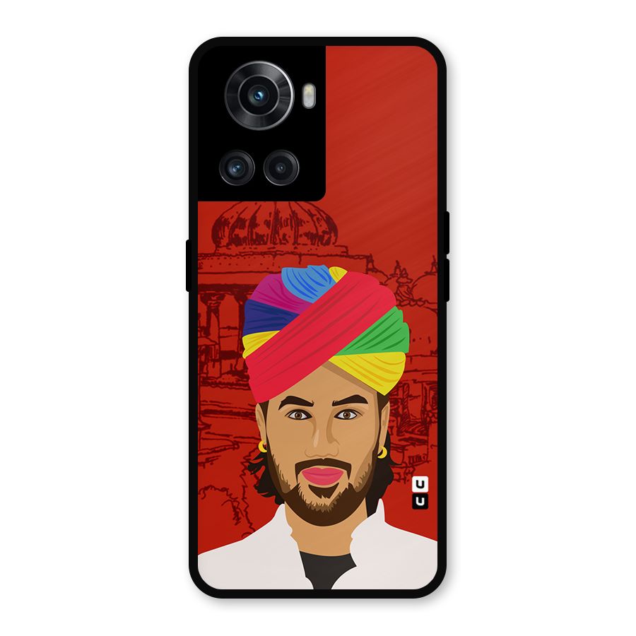 The Rajasthani Chokro Metal Back Case for OnePlus 10R