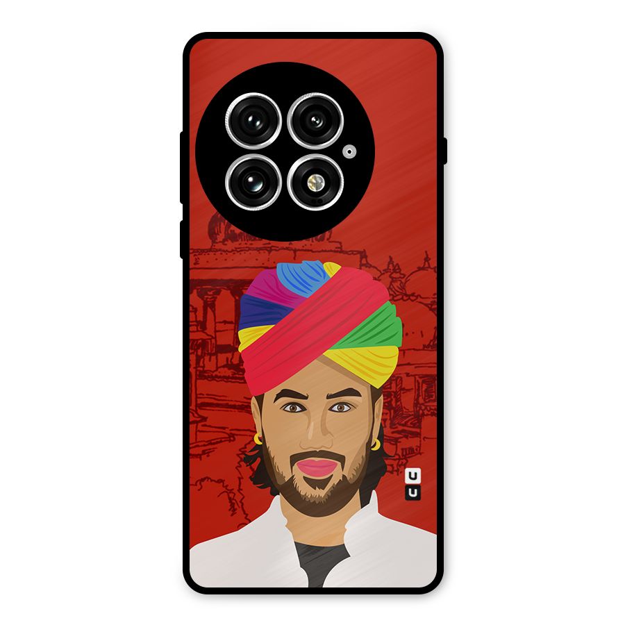 The Rajasthani Chokro Metal Back Case for OnePlus 13