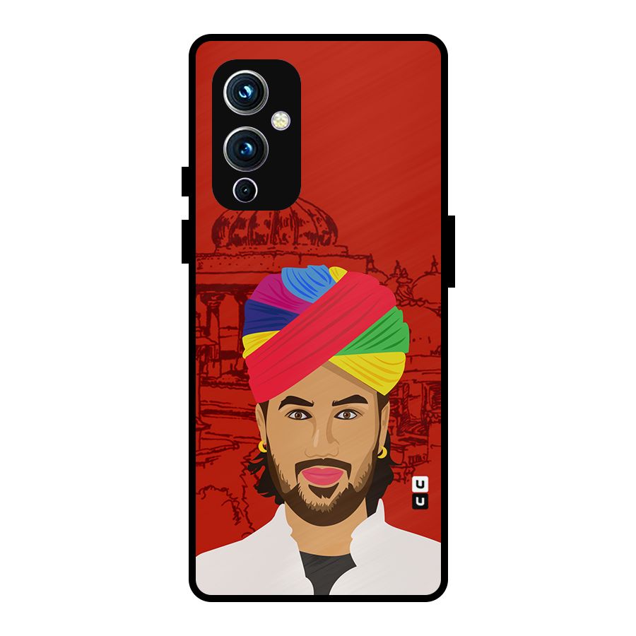 The Rajasthani Chokro Metal Back Case for OnePlus 9