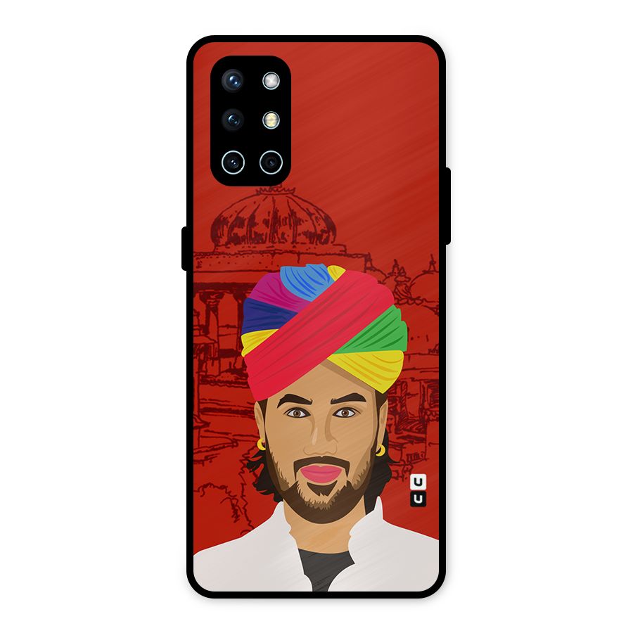 The Rajasthani Chokro Metal Back Case for OnePlus 9R