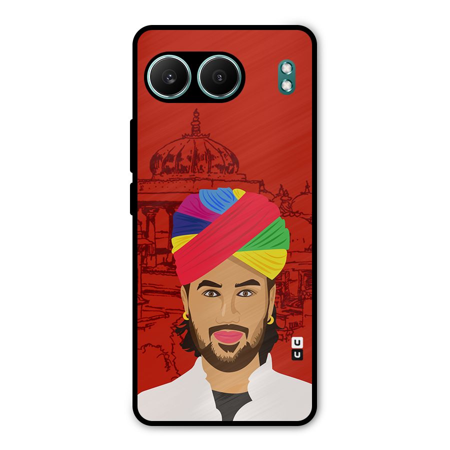 The Rajasthani Chokro Metal Back Case for OnePlus Nord 4