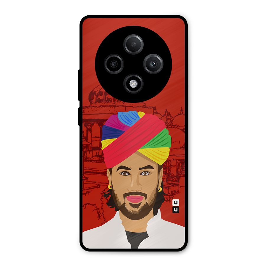 The Rajasthani Chokro Metal Back Case for Oppo F27 Pro Plus