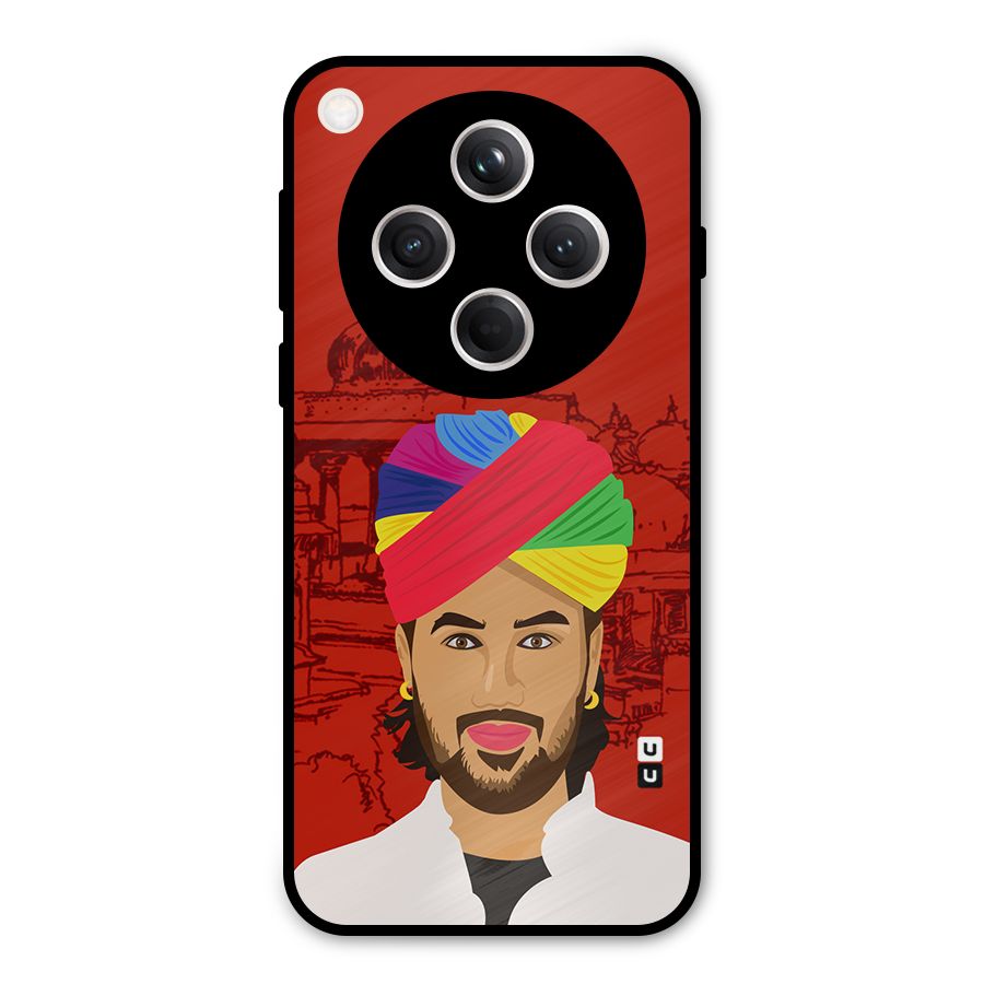 The Rajasthani Chokro Metal Back Case for Oppo Find X8