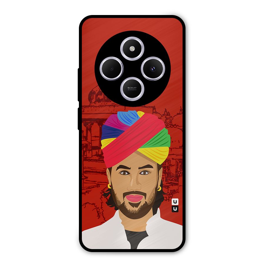 The Rajasthani Chokro Metal Back Case for Poco C75 5G