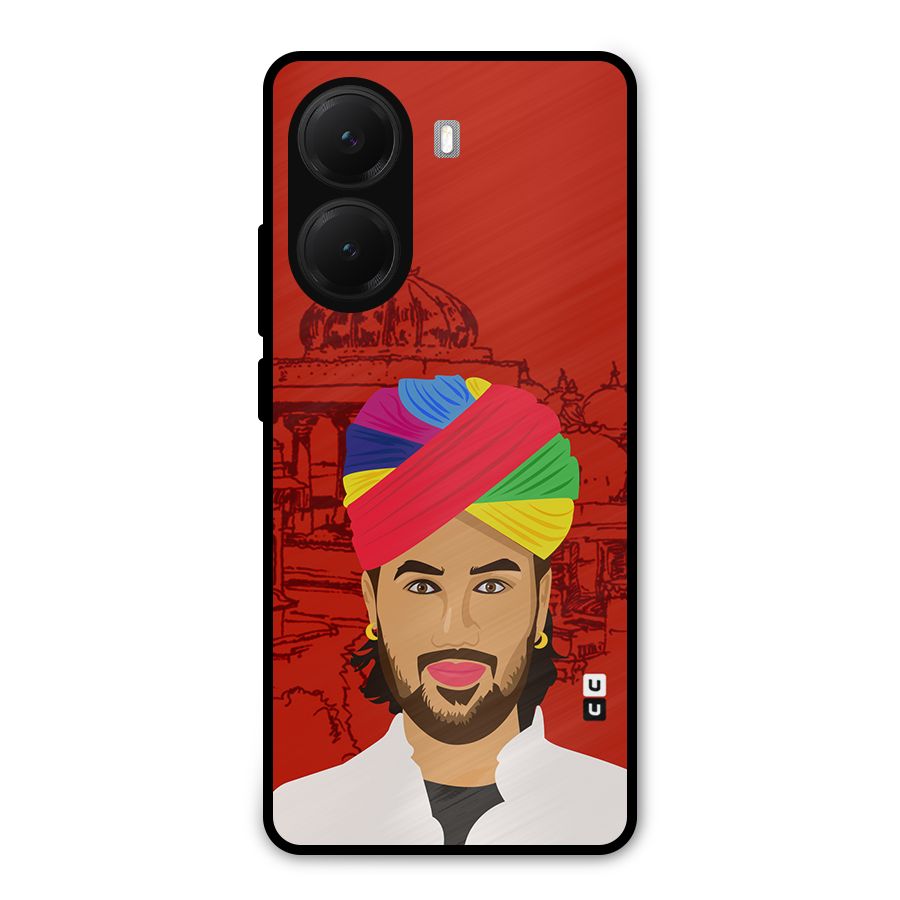 The Rajasthani Chokro Metal Back Case for Poco X7 Pro
