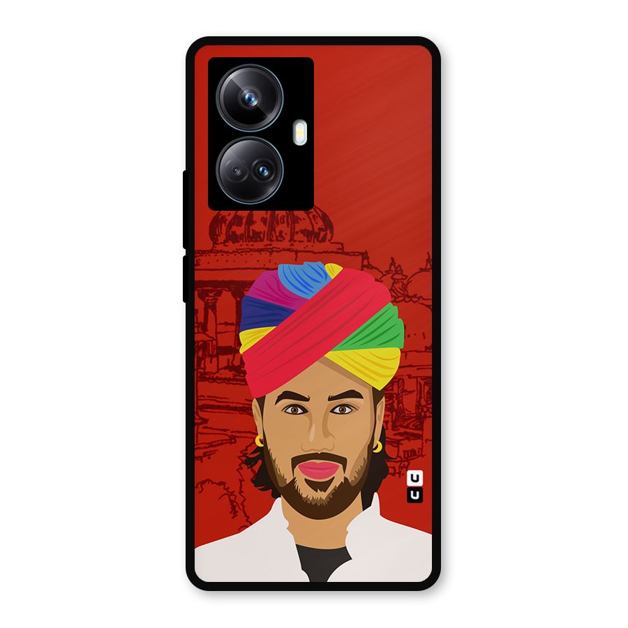 The Rajasthani Chokro Metal Back Case for Realme 10 Pro Plus
