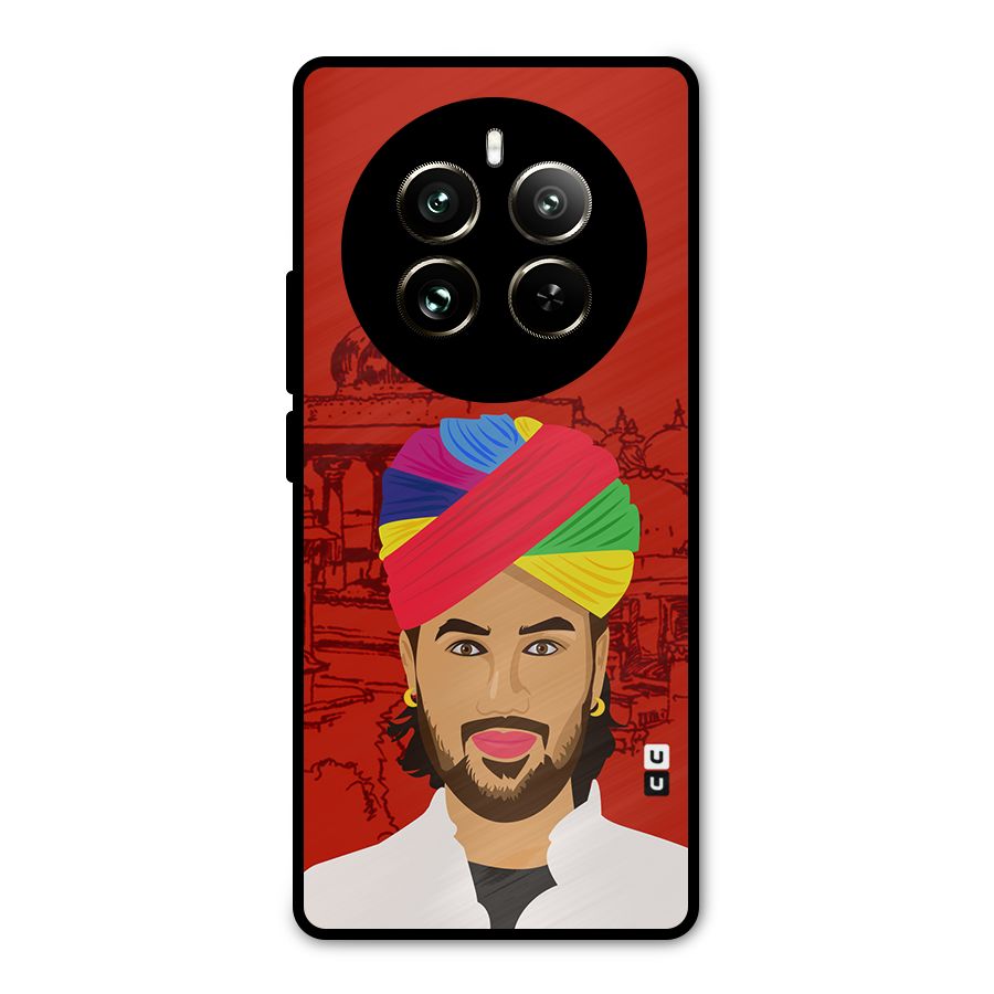 The Rajasthani Chokro Metal Back Case for Realme 12 Pro