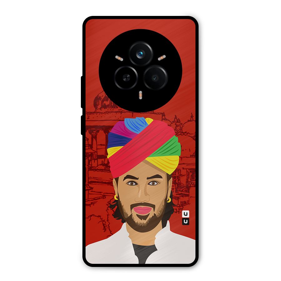 The Rajasthani Chokro Metal Back Case for Realme 14 Pro Plus