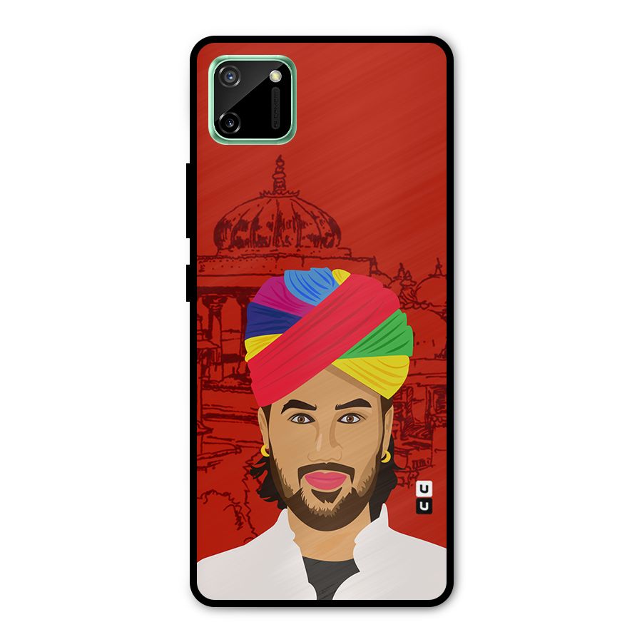 The Rajasthani Chokro Metal Back Case for Realme C11