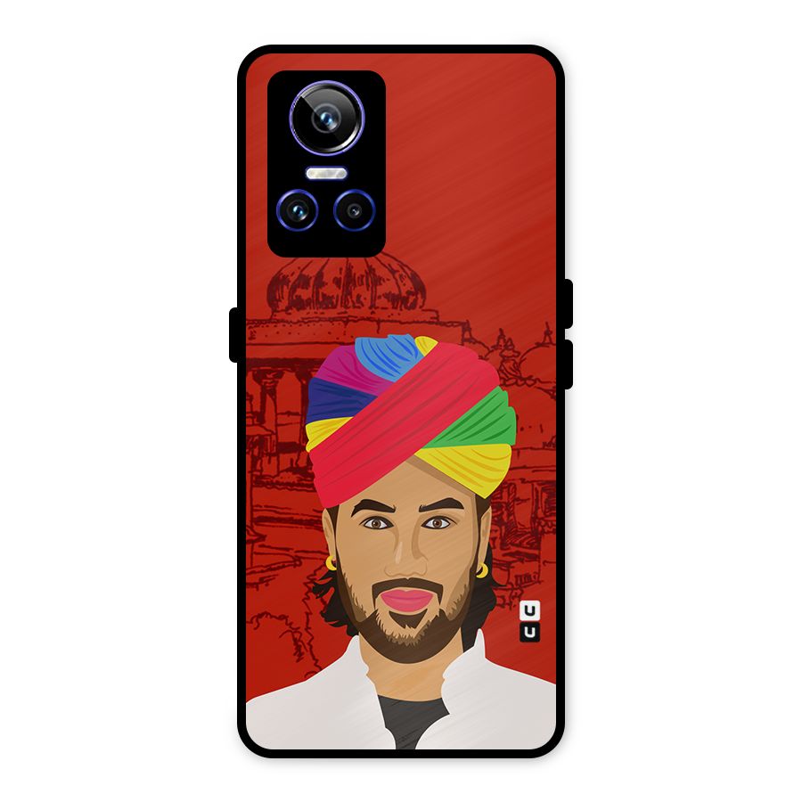 The Rajasthani Chokro Metal Back Case for Realme GT Neo 3
