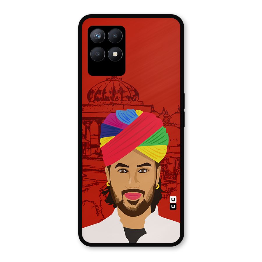 The Rajasthani Chokro Metal Back Case for Realme Narzo 50