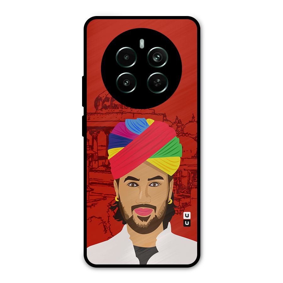 The Rajasthani Chokro Metal Back Case for Realme Narzo 70 Pro