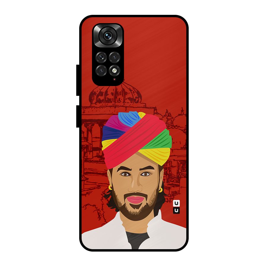 The Rajasthani Chokro Metal Back Case for Redmi Note 11 Pro