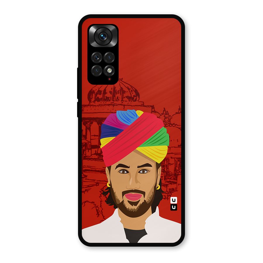 The Rajasthani Chokro Metal Back Case for Redmi Note 11s