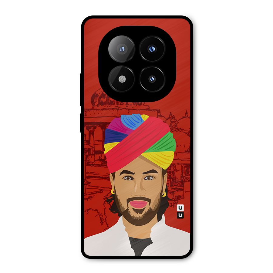 The Rajasthani Chokro Metal Back Case for Redmi Note 14 Pro Plus 5G