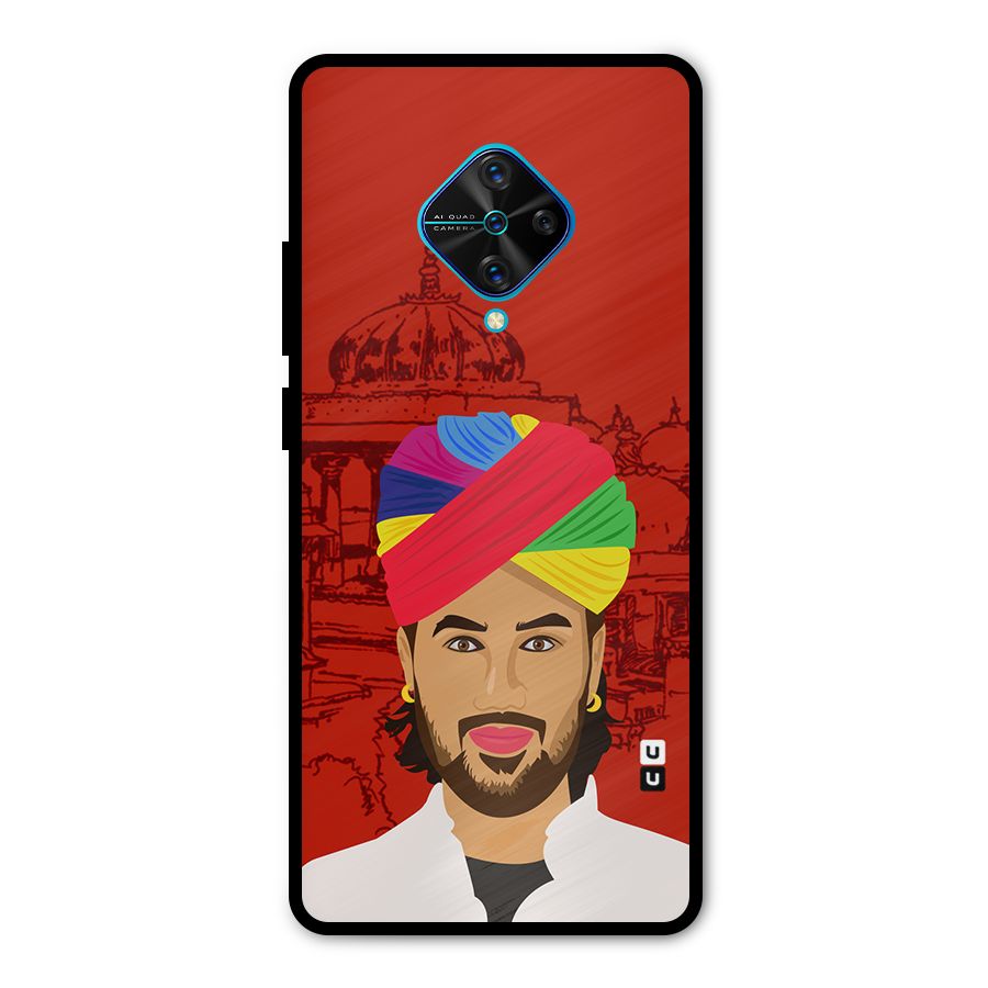 The Rajasthani Chokro Metal Back Case for Vivo S1 Pro