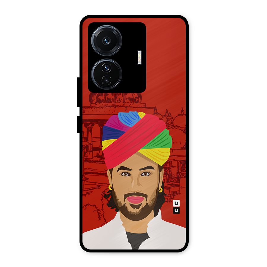 The Rajasthani Chokro Metal Back Case for Vivo T1 Pro