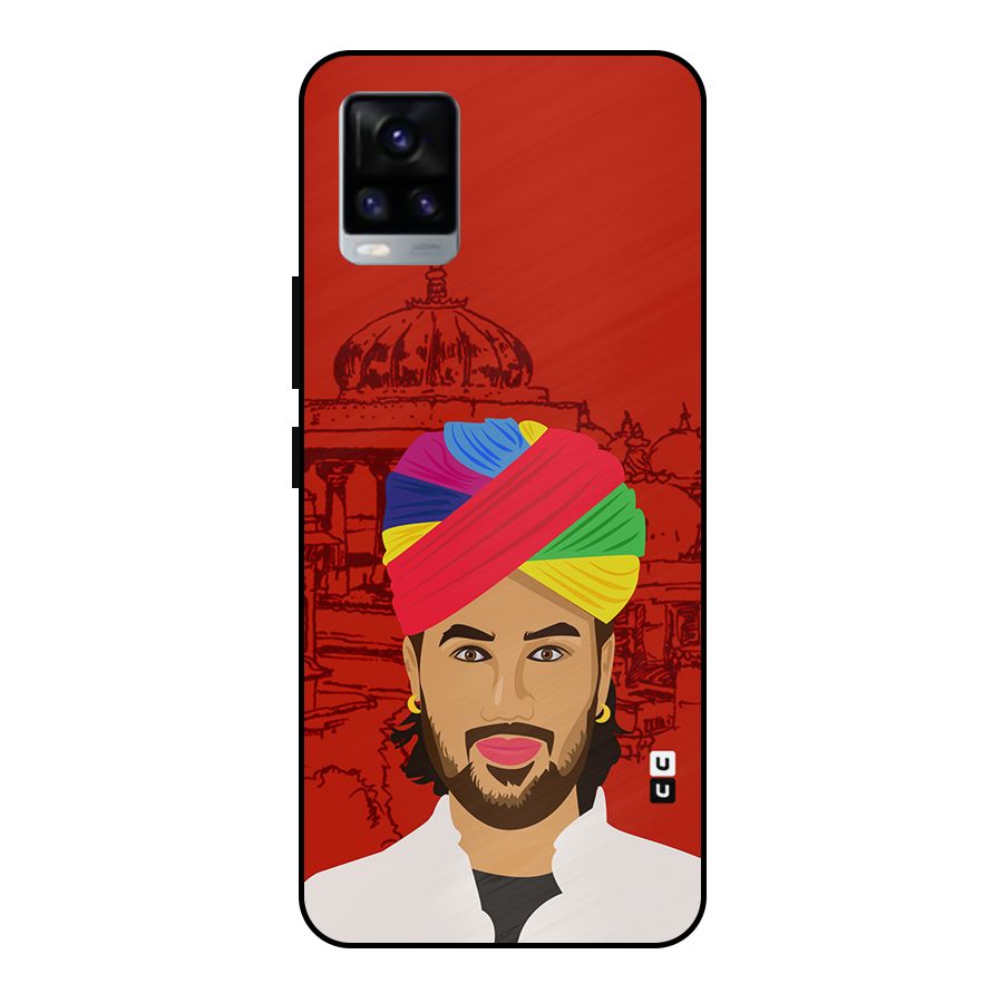 The Rajasthani Chokro Metal Back Case for Vivo V20 2021