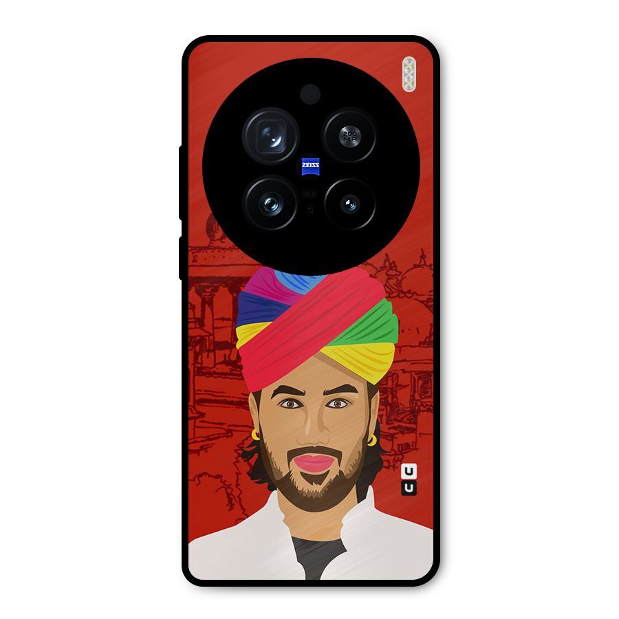 The Rajasthani Chokro Metal Back Case for Vivo X200 Pro
