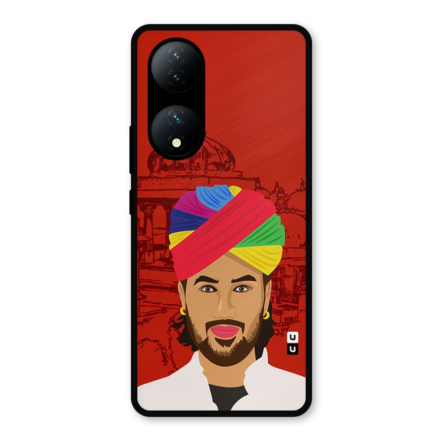 The Rajasthani Chokro Metal Back Case for Vivo Y100a