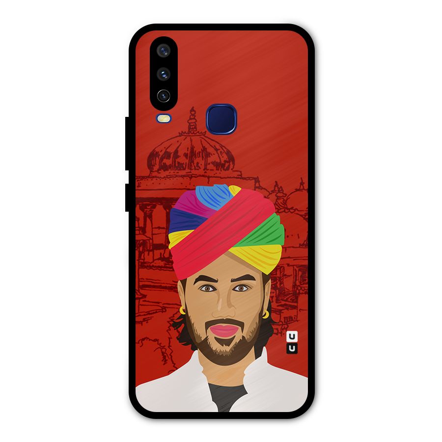 The Rajasthani Chokro Metal Back Case for Vivo Y15
